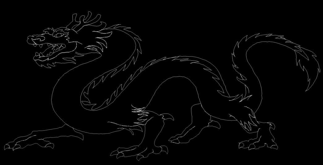 Drawing dragon with epicycles