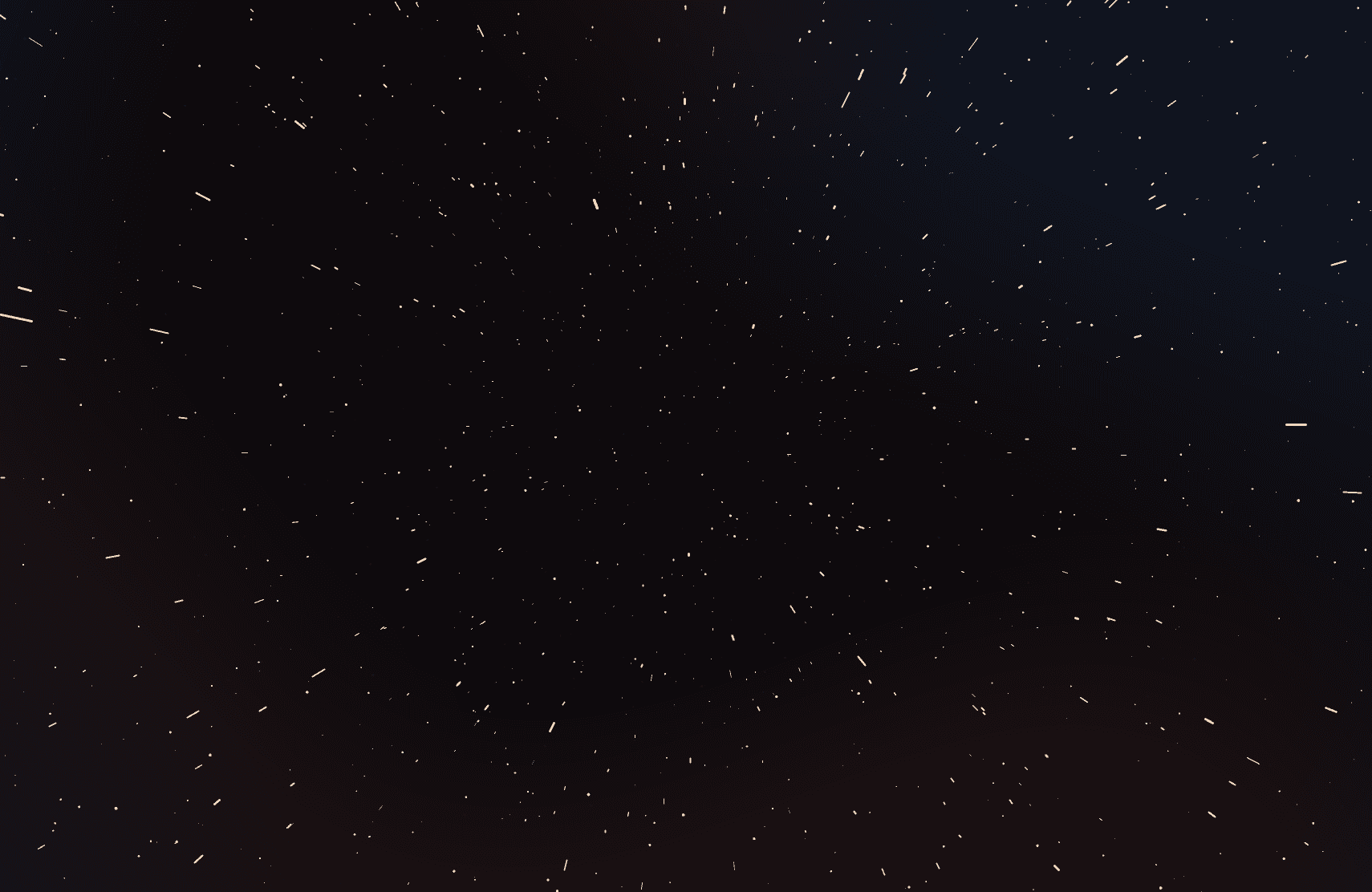 Starfield with nebula background
