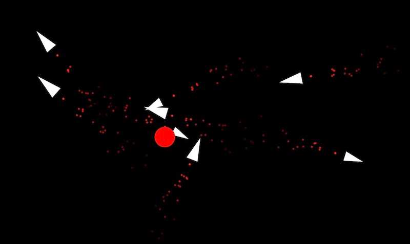 Particle System With Movers