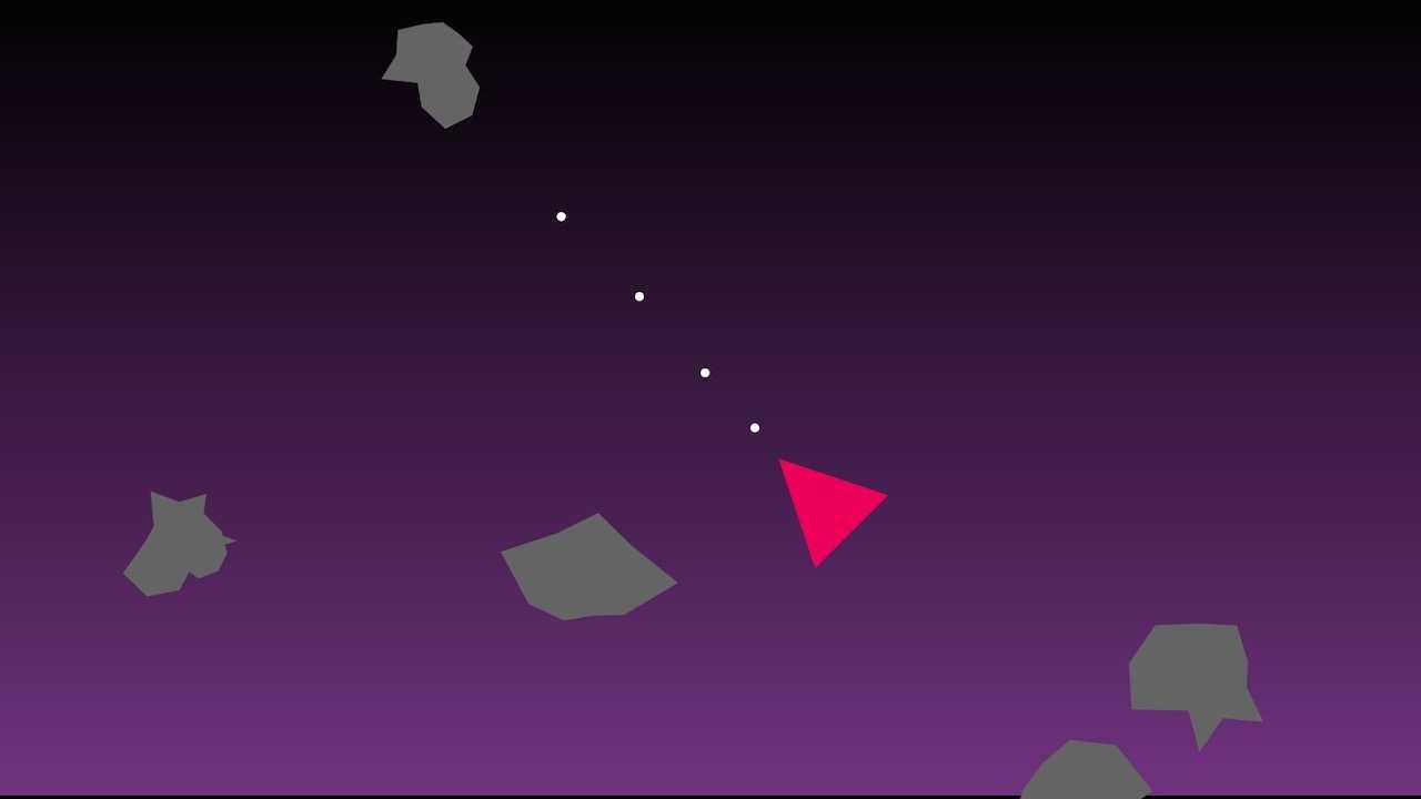 "Asteroids" code example