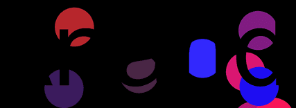 Multi colour bouncing balls