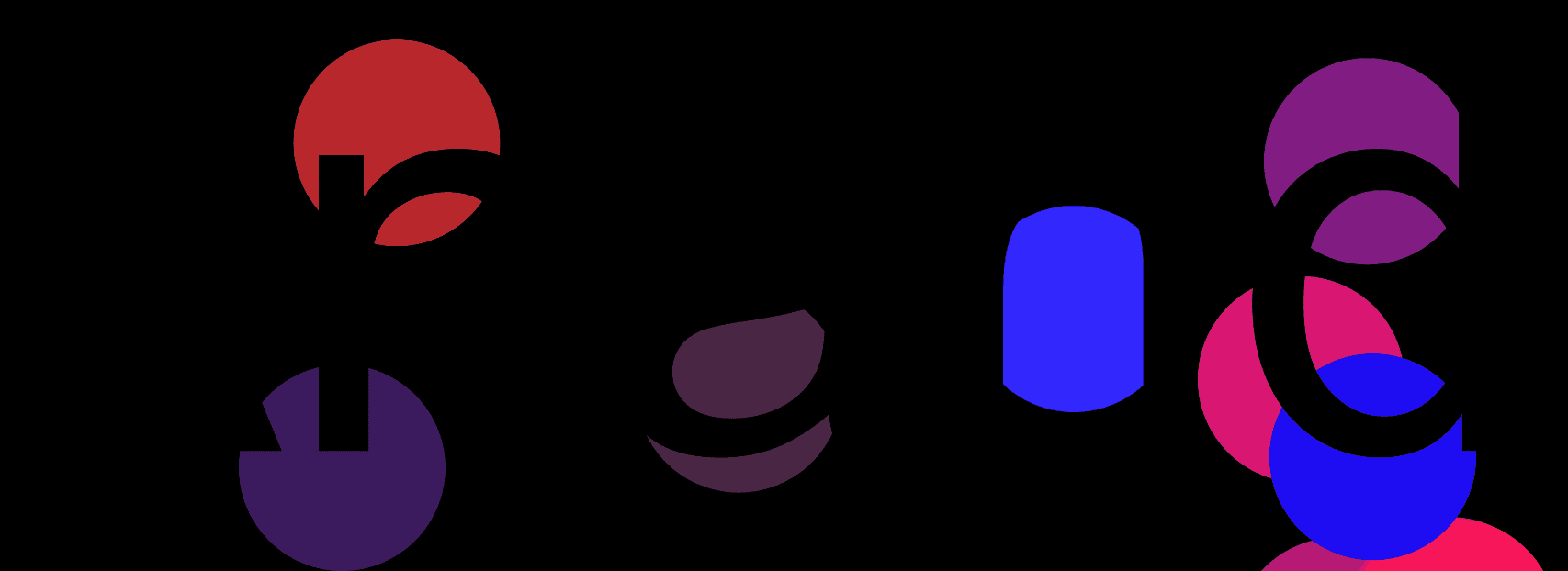 Multi colour bouncing balls