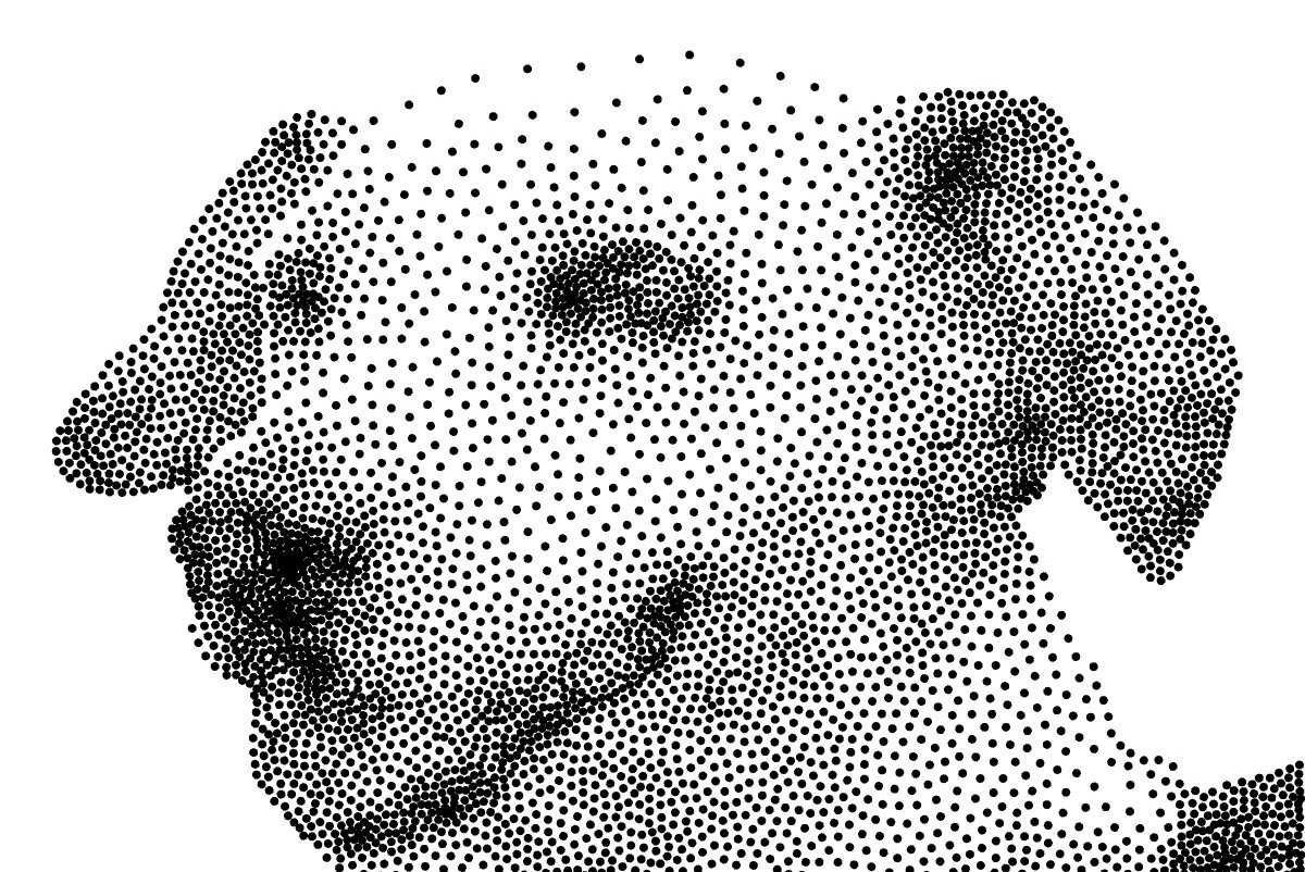 "Weighted Voronoi Stippling" code example