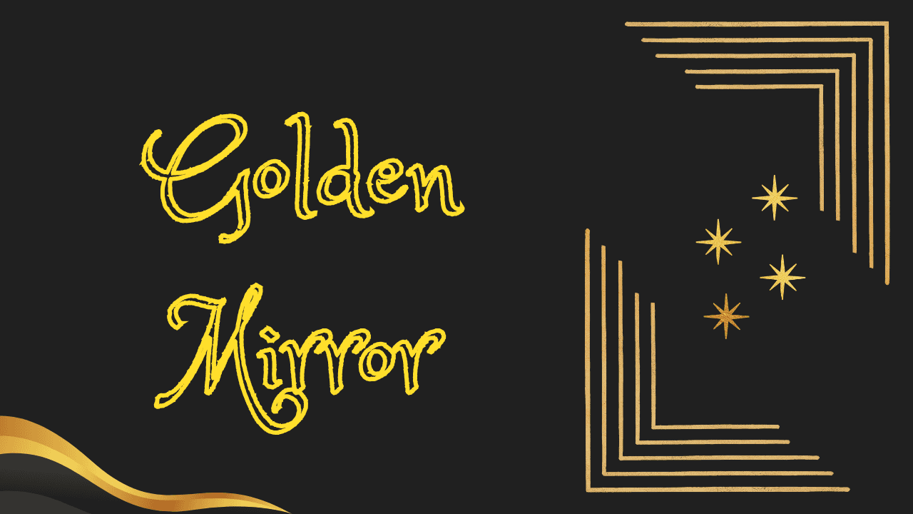 Golden Mirror (mimic of interactive wall)
