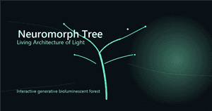 Neuromorph - A living architecture of light