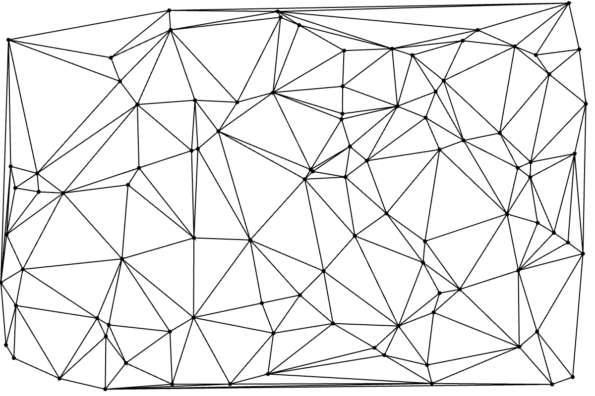 "Delaunay Triangulation" code example