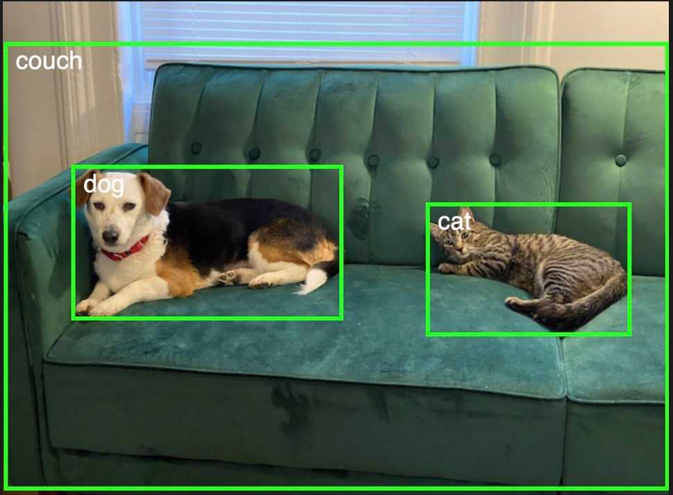 "Object detection (image)" code example