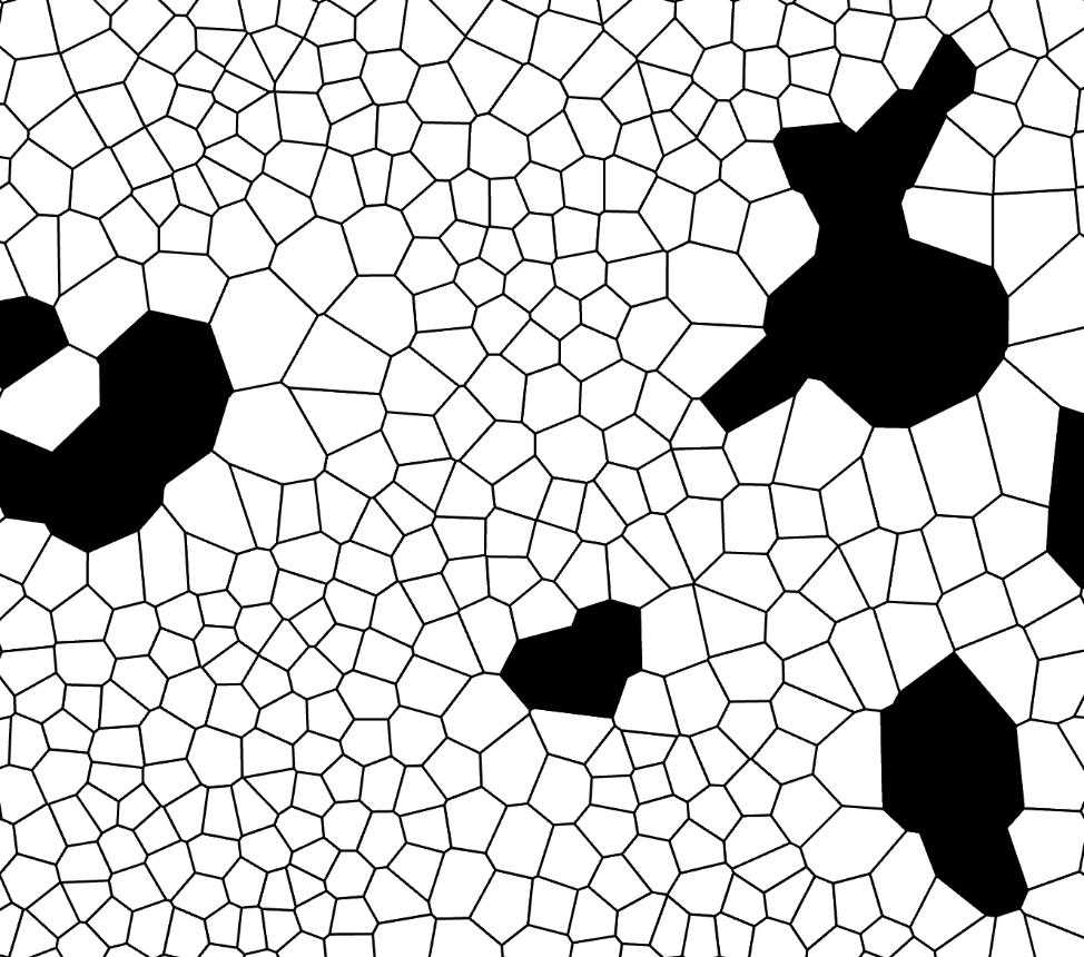 Voronoi Game of Life