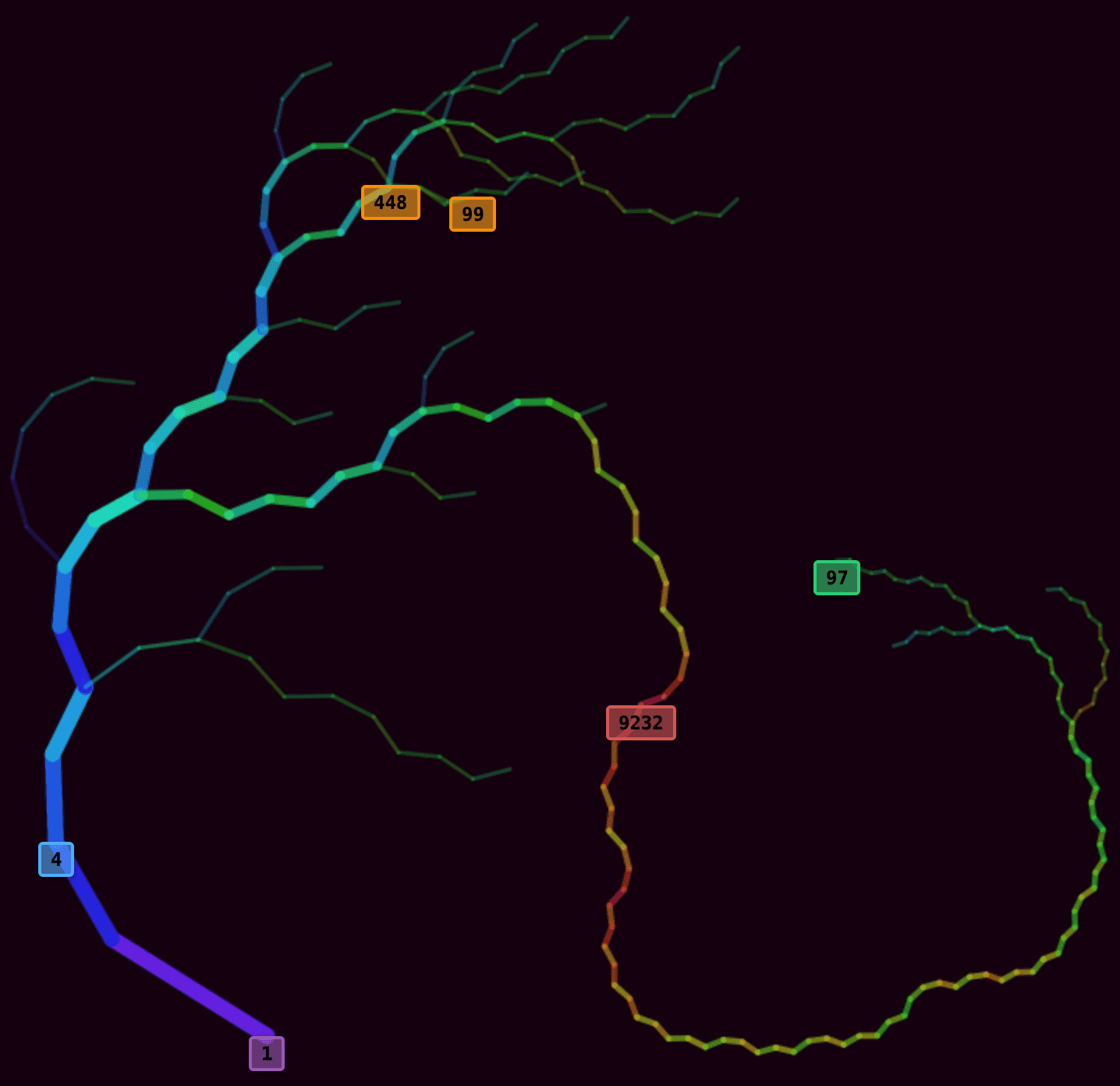 Collatz Tree Explorer