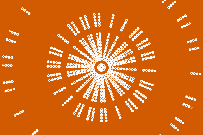 Recaman sequence on a spiral number line