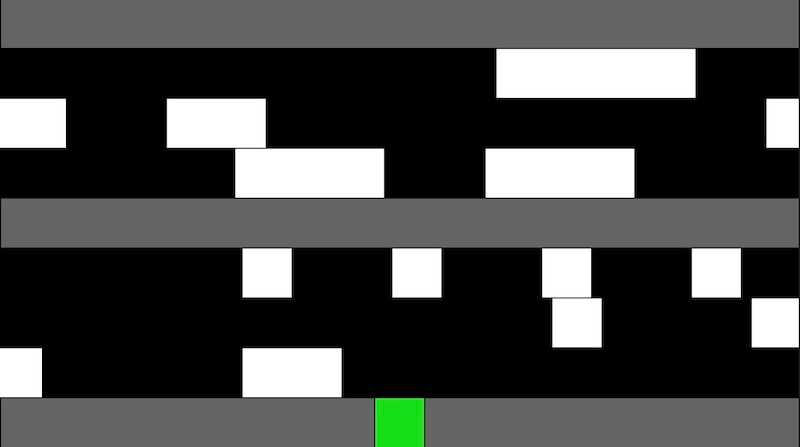 "Frogger" code example