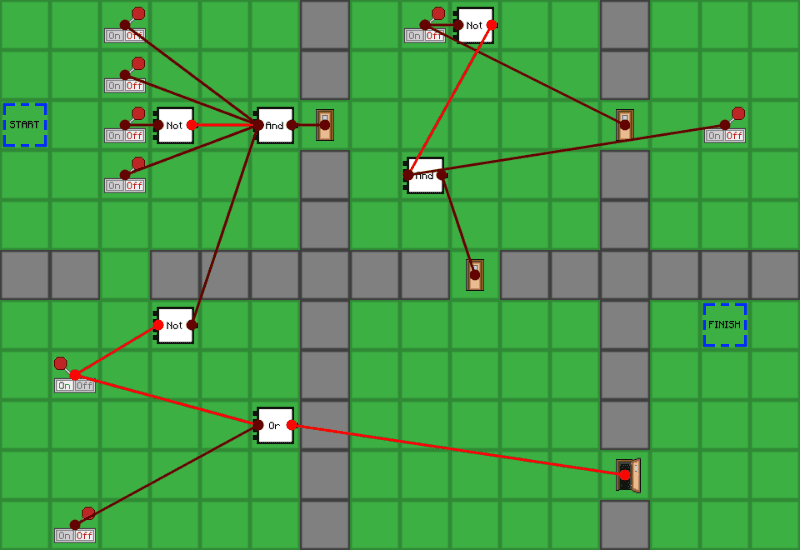 Pathfinding with levers and doors
