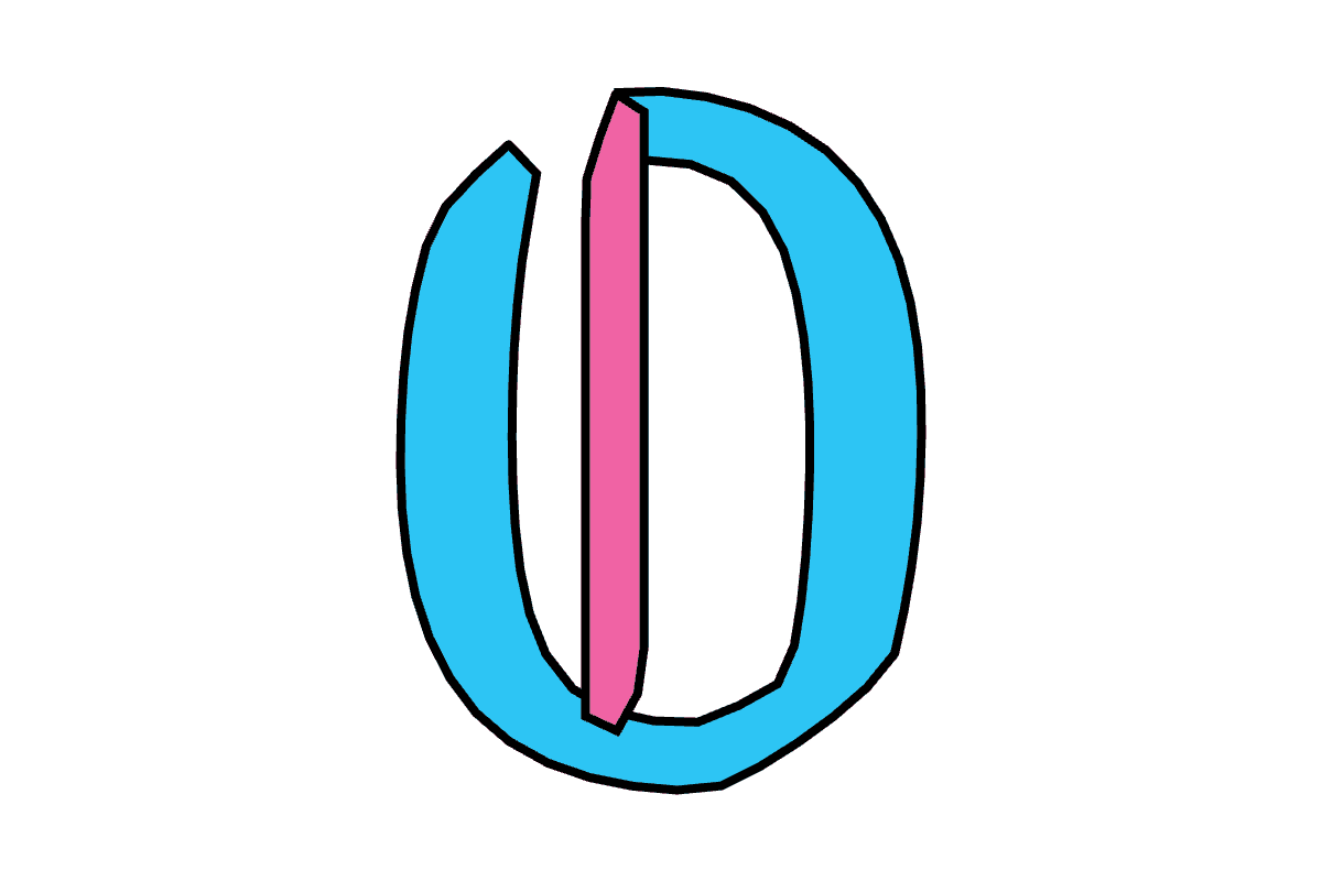 "One Letter, Two Contours" code example