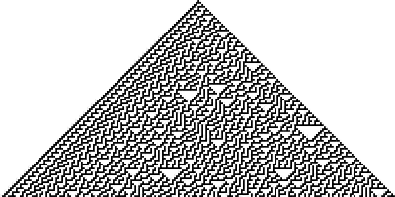 "Wolfram Cellular Automata" code example