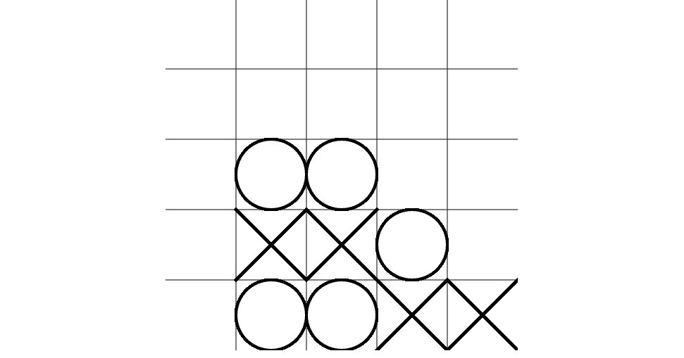 Alpha Zero General playing Tic Tac Toe in p5 using tf.js — J