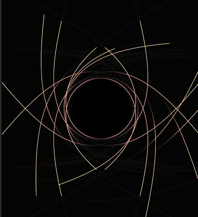 Blackhole in p5js